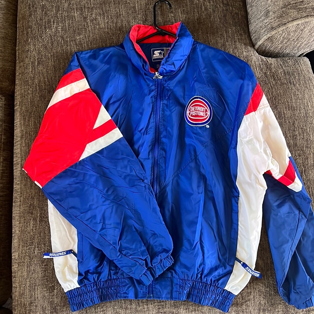 90s Detroit Pistons starter jacket windbreaker